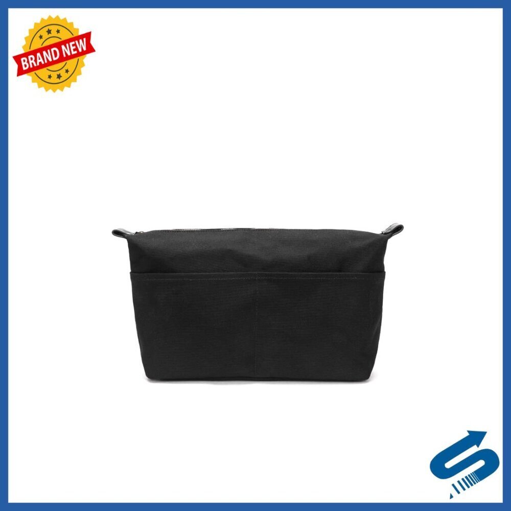 Cotton Canvas Purse Organizer Insert with Compartments Functional Travel Makeup